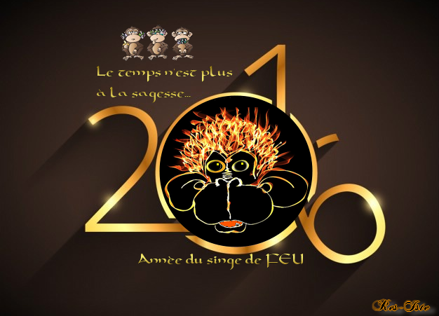 Voeux 2016 Année du Singe